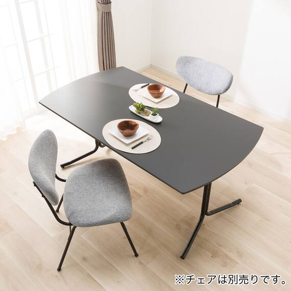 ダイニングテーブル(GH401 160 GY/BK) 9枚目画像