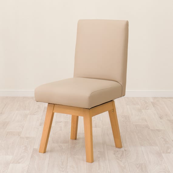 ダイニングチェア(SI01B GN 回転式 LBR) 1枚目画像