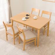 ダイニングテーブル5点セット(4LEG SI01 GN 120/SI01A GN)