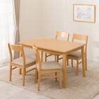 ダイニングテーブル5点セット(4LEG SI01 GN 120/SI01A GN) 2枚目画像