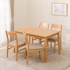 ダイニングテーブル5点セット(4LEG SI01 GN 120/SI01A GN) 2枚目画像