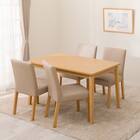 ダイニングテーブル5点セット(4LEG SI01 GN 120/SI01B GN) 2枚目画像