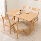 ダイニングテーブル5点セット(TLEG SI01 GN 120/SI01A GN) 1枚目画像