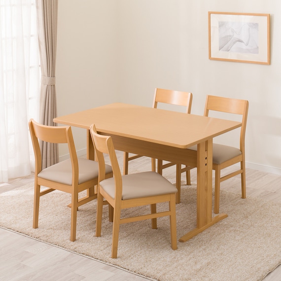 ダイニングテーブル5点セット(TLEG SI01 GN 120/SI01A GN) 2枚目画像