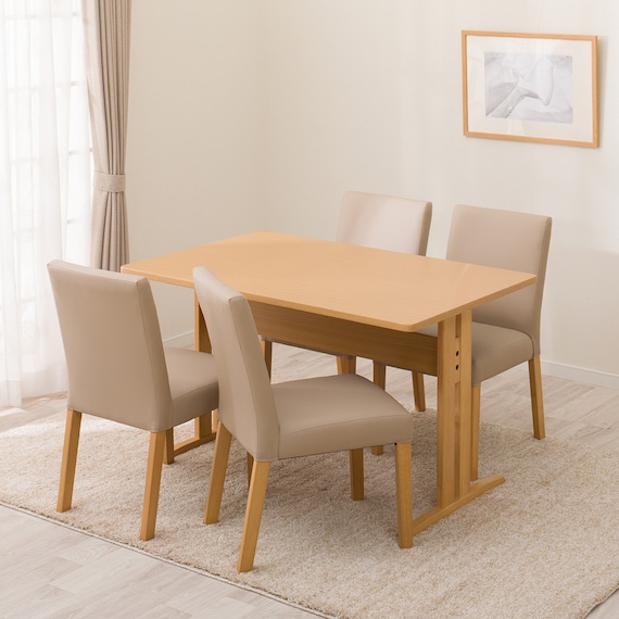 ダイニングテーブル5点セット(TLEG SI01 GN 120/SI01B GN) 2枚目画像