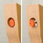 ダイニングテーブル5点セット(TLEG SI01 GN 120/SI01B GN) 8枚目画像