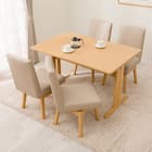 ダイニングテーブル5点セット(TLEG SI01 GN 120/回転式 SI01B GN) 1枚目画像