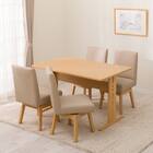 ダイニングテーブル5点セット(TLEG SI01 GN 120/回転式 SI01B GN) 2枚目画像