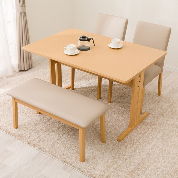 ダイニングテーブル4点セット(TLEG SI01 GN 120/SI01B GN/ベンチ SI01 GN) 1枚目画像