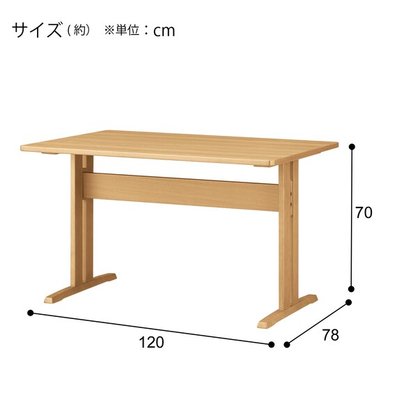 ダイニングテーブル4点セット(TLEG SI01 GN 120/SI01B GN/ベンチ SI01 GN) 19枚目画像