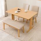 ダイニングテーブル4点セット(TLEG SI01 GN 120/回転式 SI01B GN/ベンチ GN) 1枚目画像