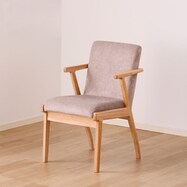肘付きダイニングチェア(SL 001 NA/BE)【島忠ホームズ商品】