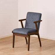 肘付きダイニングチェア(SL 001 WN/NV)【島忠ホームズ商品】