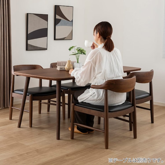 ダイニングチェア(GE001 WN/BK)【島忠ホームズ商品】 10枚目画像