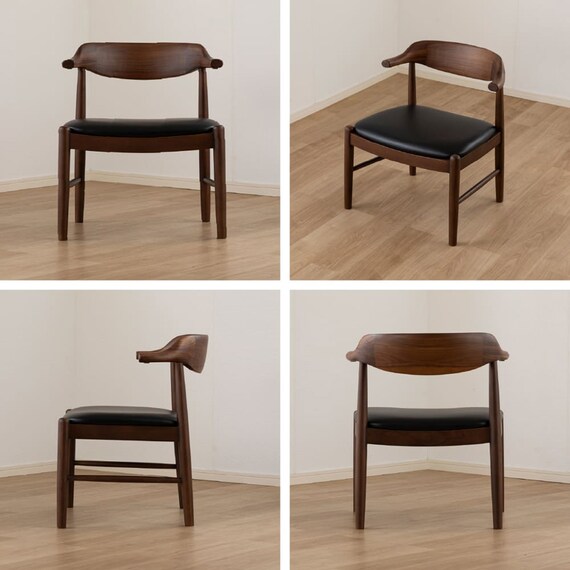 ダイニングチェア(GE001 WN/BK)【島忠ホームズ商品】 11枚目画像