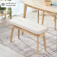 【NATURAL SIGNATURE】天然木ベンチ