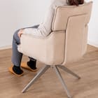 回転式 肘付きダイニングチェア(ジョリ BE)【島忠ホームズ商品】 7枚目画像