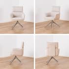 回転式 肘付きダイニングチェア(ジョリ BE)【島忠ホームズ商品】 13枚目画像