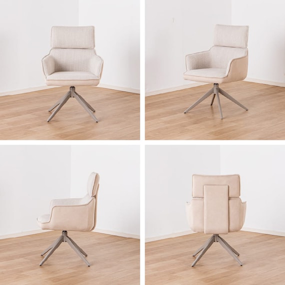 回転式 肘付きダイニングチェア(ジョリ BE)【島忠ホームズ商品】 13枚目画像