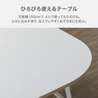 ダイニングテーブル(JJ001 160 WH) 3枚目画像