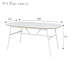 ダイニングテーブル(JJ001 160 WH) 10枚目画像