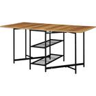 バタフライテーブル 両サイド(SG001 157 MBR/BK) 1枚目画像