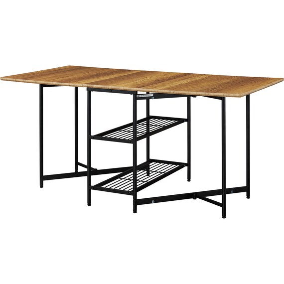 バタフライテーブル 両サイド(SG001 157 MBR/BK) 1枚目画像