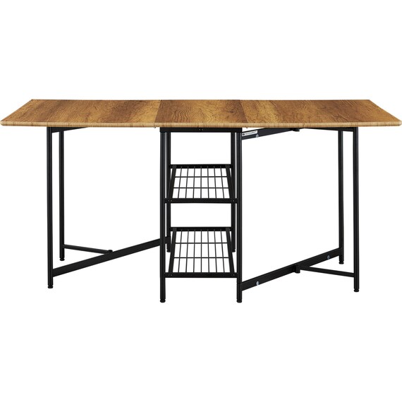 バタフライテーブル 両サイド(SG001 157 MBR/BK) 7枚目画像