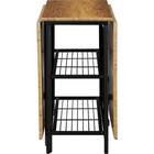 バタフライテーブル 両サイド(SG001 157 MBR/BK) 15枚目画像