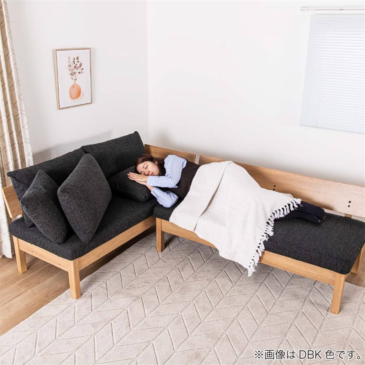LD3点セット(ファム2 LDテーブル 150 NA+LDソファ150 NA+肘NA+2150