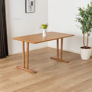 ダイニングテーブルオルソンセット(天板オルソン135NA/LEG2本脚NA)【島忠ホームズ商品】