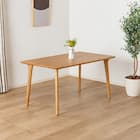 ダイニングテーブルオルソンセット(天板オルソン135NA/LEG4本脚NA)【島忠ホームズ商品】 1枚目画像