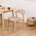 肘付きダイニングチェア(クロスタイム 002 WW)【島忠ホームズ商品】 1枚目画像