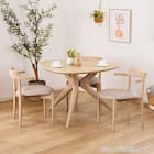 肘付きダイニングチェア(クロスタイム 003 WW)【島忠ホームズ商品】 2枚目画像