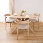 肘付きダイニングチェア(クロスタイム 003 WW)【島忠ホームズ商品】 4枚目画像