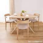 肘付きダイニングチェア(クロスタイム 003 WW)【島忠ホームズ商品】 4枚目画像