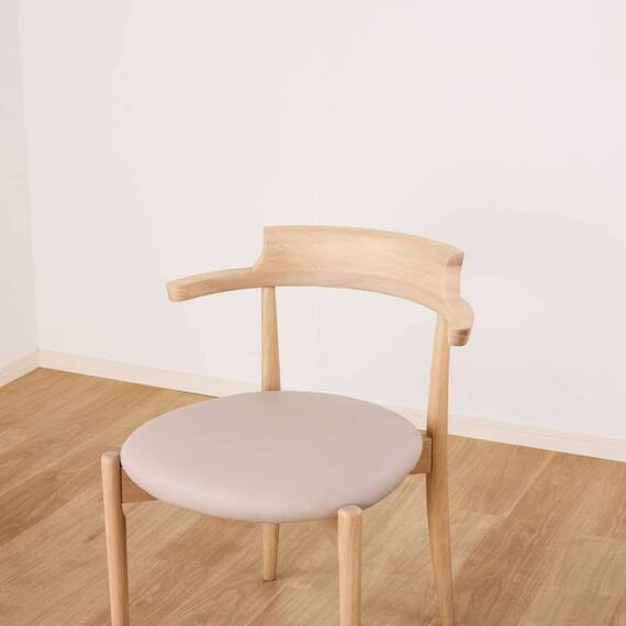 肘付きダイニングチェア(クロスタイム 003 WW)【島忠ホームズ商品】 8枚目画像