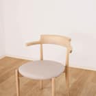 肘付きダイニングチェア(クロスタイム 003 WW)【島忠ホームズ商品】 8枚目画像