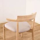 肘付きダイニングチェア(クロスタイム 003 WW)【島忠ホームズ商品】 10枚目画像