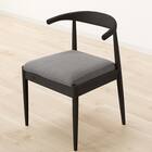 ソファのような座り心地のポケットコイルダイニングチェア(Nコレクション C-011 BK/NSF-MGY) 9枚目画像