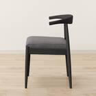 ソファのような座り心地のポケットコイルダイニングチェア(Nコレクション C-011 BK/NSF-MGY) 11枚目画像