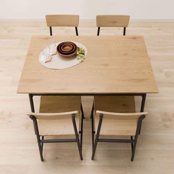 ダイニングテーブル5点セット(KP512 110 LBR) 7枚目画像