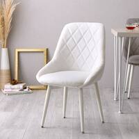 大人かわいいダイニングチェア (WH)