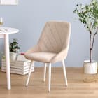 大人かわいいダイニングチェア (BE) 1枚目画像