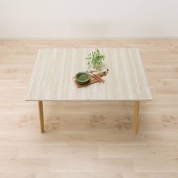 伸長式ダイニングテーブル(OT002 120 160 BELBR) 3枚目画像