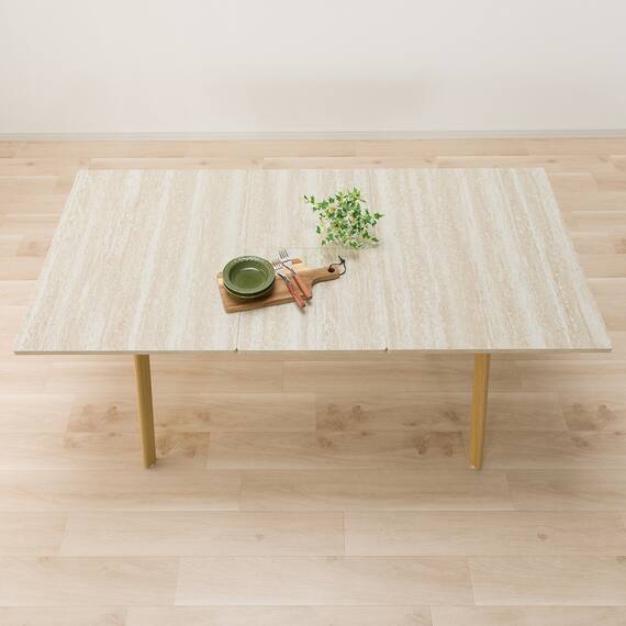 伸長式ダイニングテーブル(OT002 120 160 BELBR) 4枚目画像