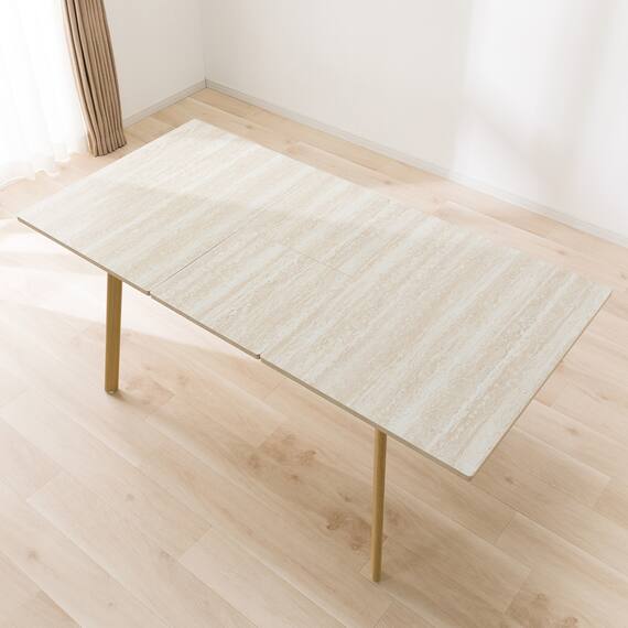 伸長式ダイニングテーブル(OT002 120 160 BELBR) 6枚目画像