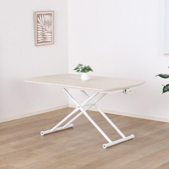 昇降テーブル(リセル 140 WH)【島忠ホームズ商品】 1枚目画像