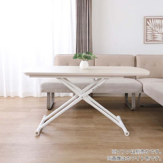 昇降テーブル(リセル 140 WH)【島忠ホームズ商品】 8枚目画像