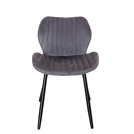 ダイニングチェア2脚セット (GD ダークグレー) 2枚目画像